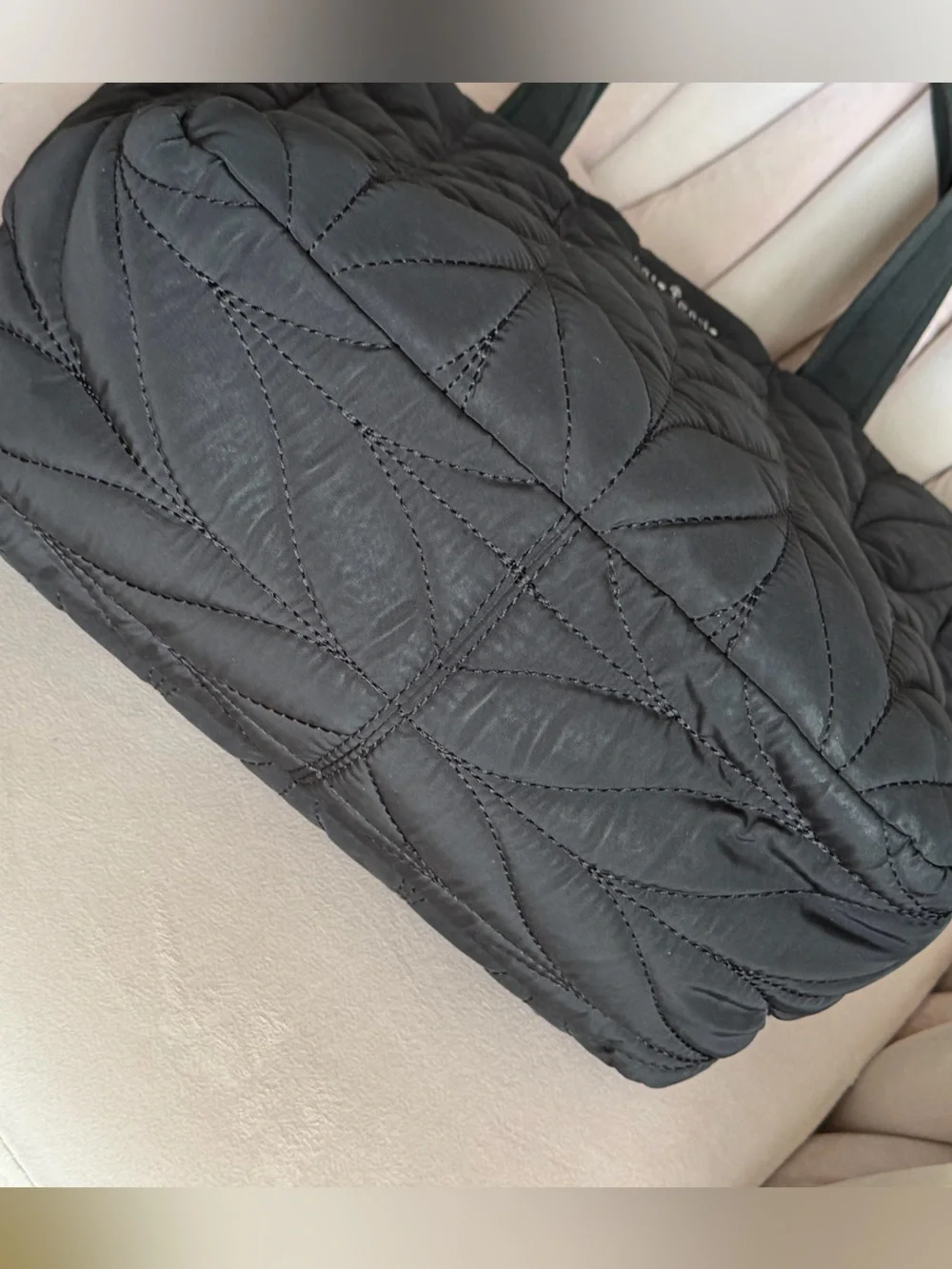 Kate Spade ♠️ Black Quilted Ellie Satchel